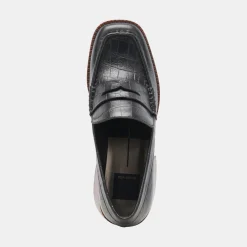 DOLCE VITA Flats & Loafers*Talie Loafers Noir Embossed Leather