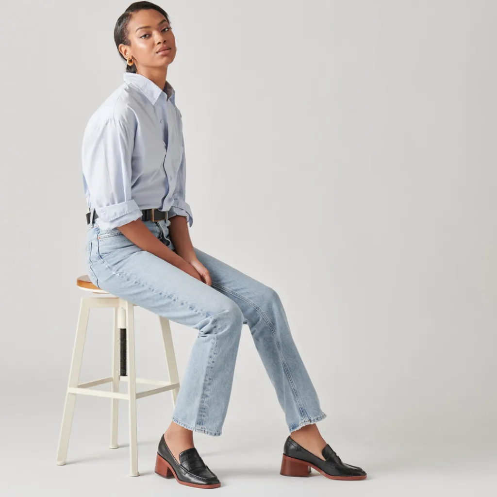 DOLCE VITA Flats & Loafers*Talie Loafers Noir Embossed Leather