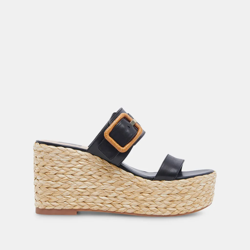 DOLCE VITA Wedges*Thorin Wedges Black Leather