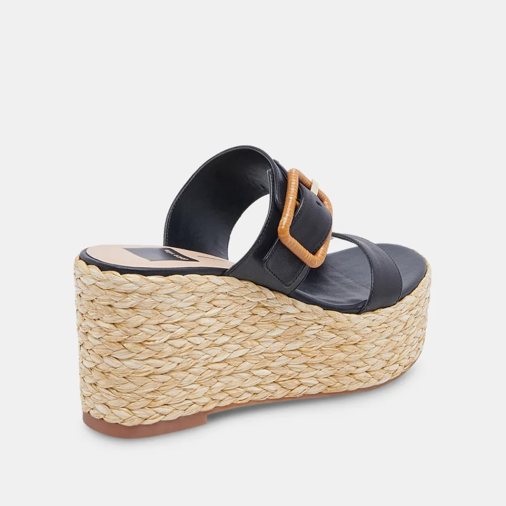 DOLCE VITA Wedges*Thorin Wedges Black Leather