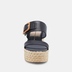 DOLCE VITA Wedges*Thorin Wedges Black Leather