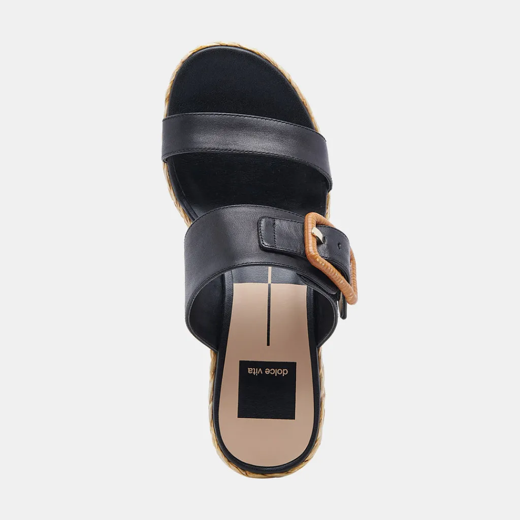 DOLCE VITA Wedges*Thorin Wedges Black Leather