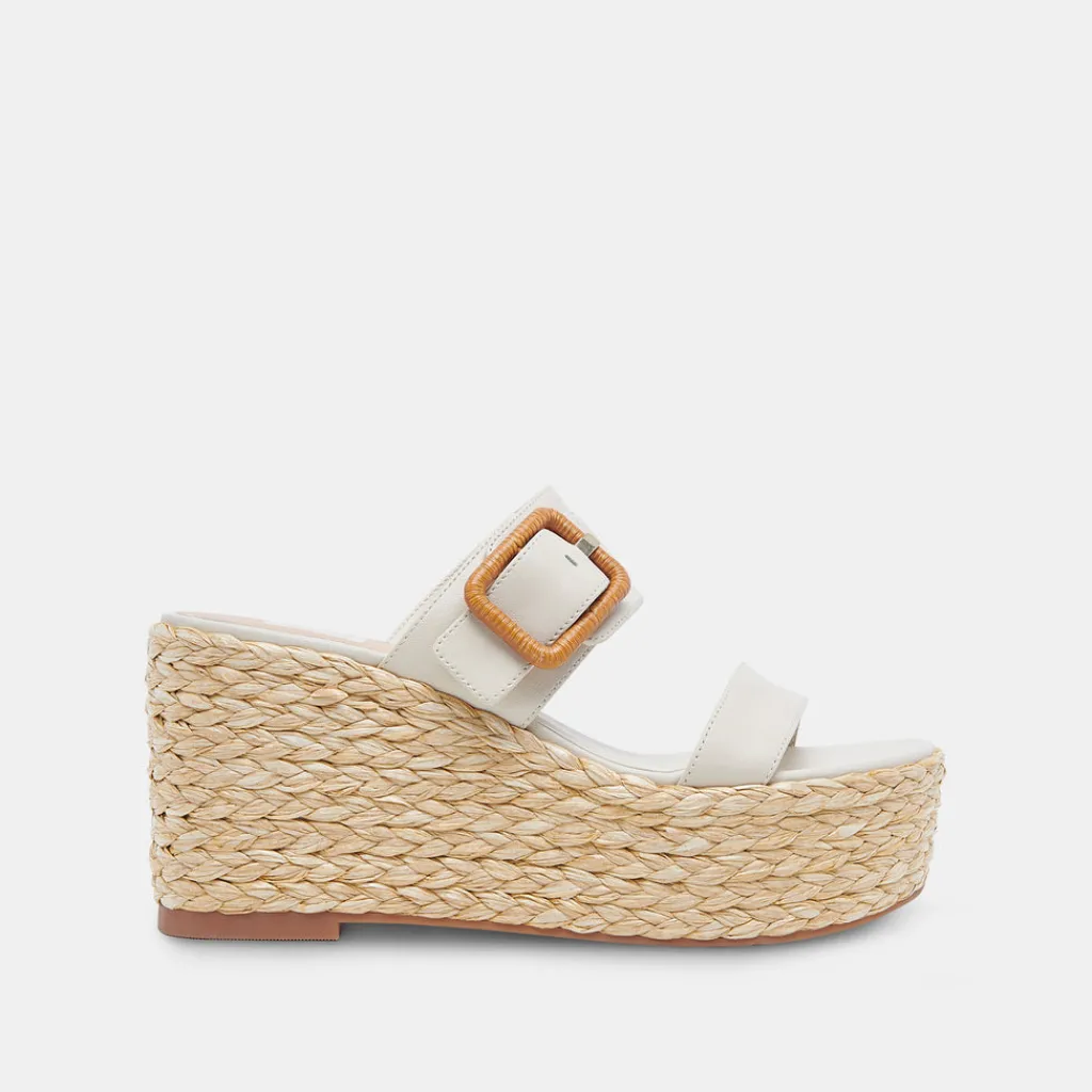 DOLCE VITA Wedges*Thorin Wedges Ivory Leather