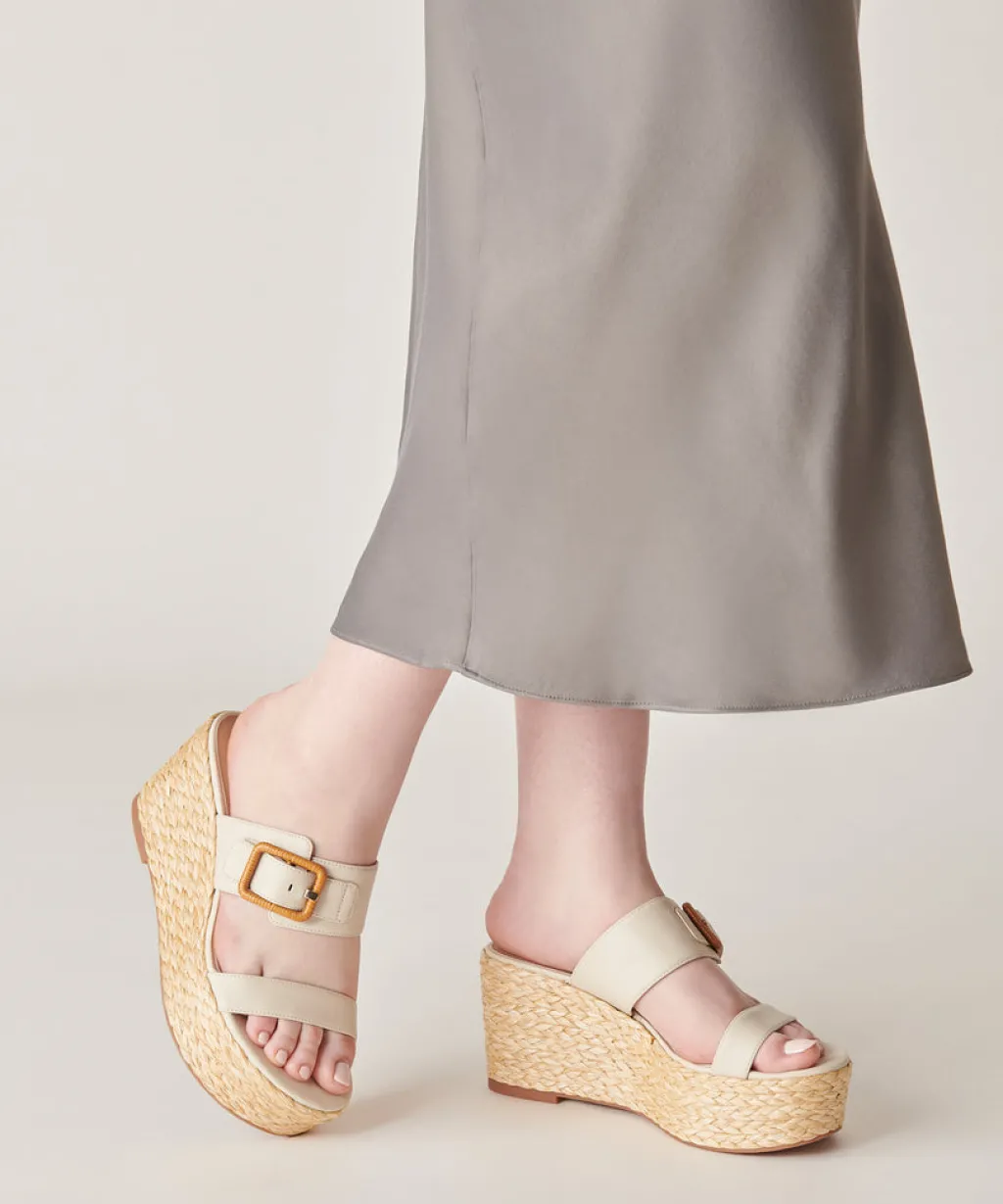 DOLCE VITA Wedges*Thorin Wedges Ivory Leather
