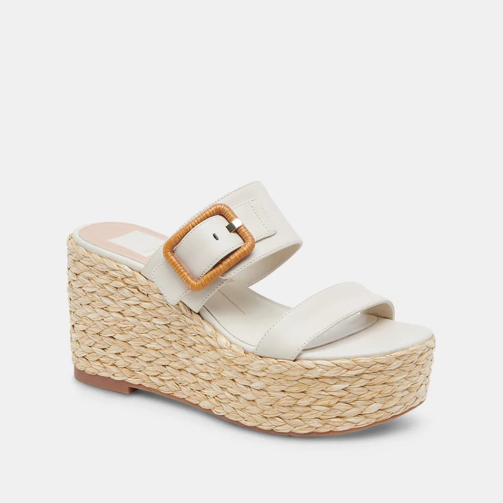 DOLCE VITA Wedges*Thorin Wedges Ivory Leather