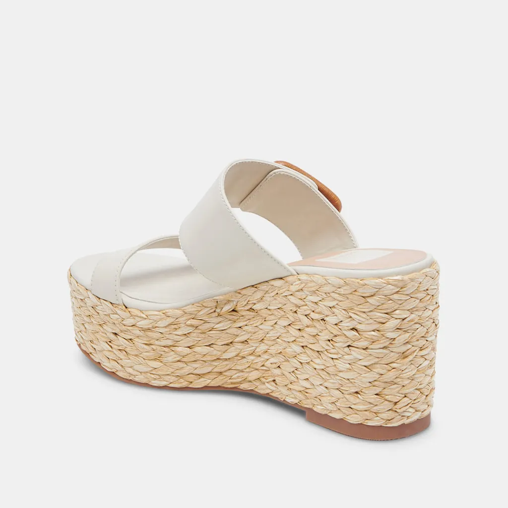 DOLCE VITA Wedges*Thorin Wedges Ivory Leather