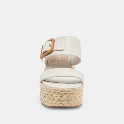 DOLCE VITA Wedges*Thorin Wedges Ivory Leather
