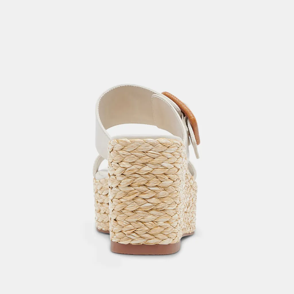 DOLCE VITA Wedges*Thorin Wedges Ivory Leather