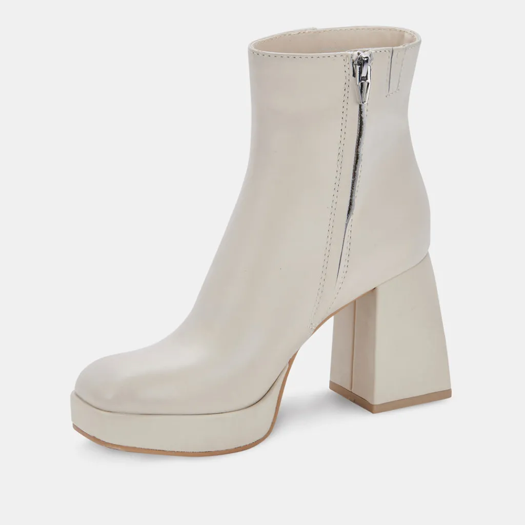 DOLCE VITA Boots & Booties*Ulyses Boots Ivory Leather