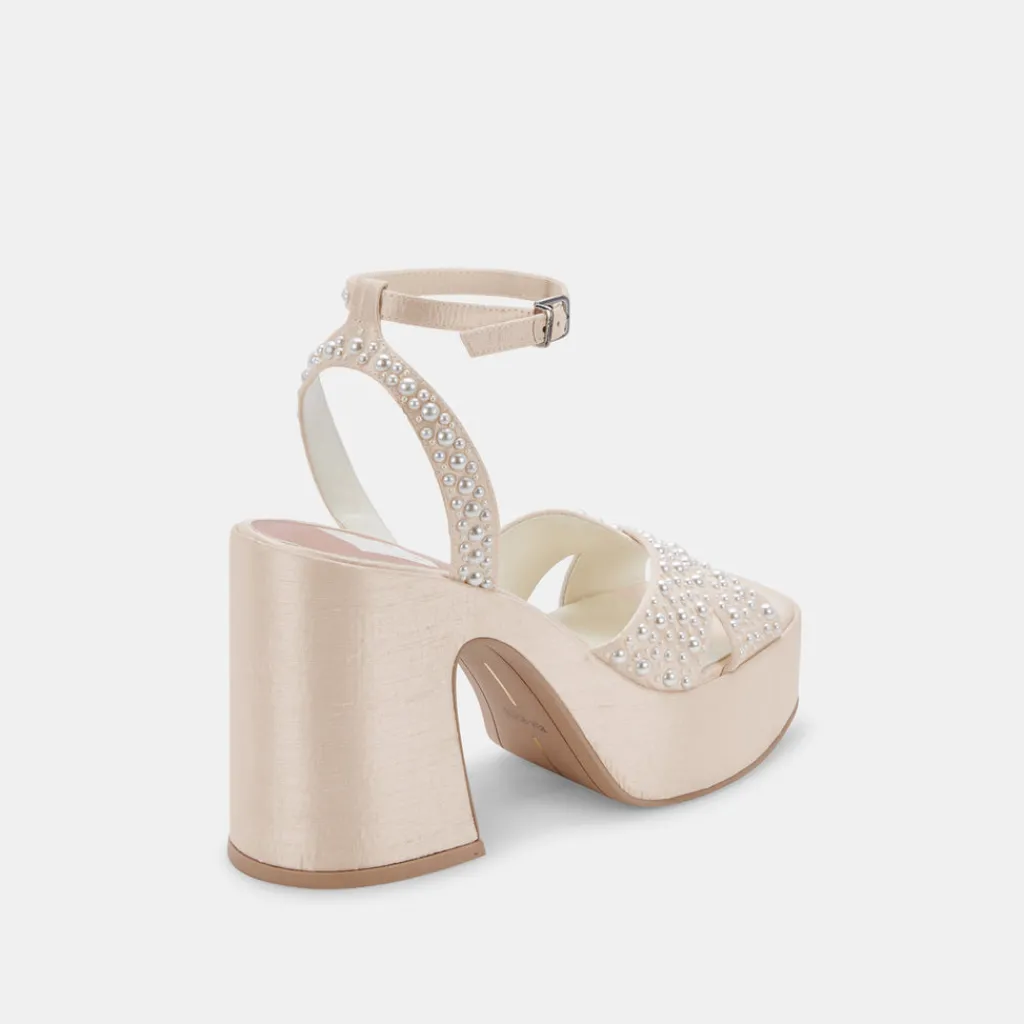 DOLCE VITA Heels*Wessi Pearl Heels Vanilla Pearls