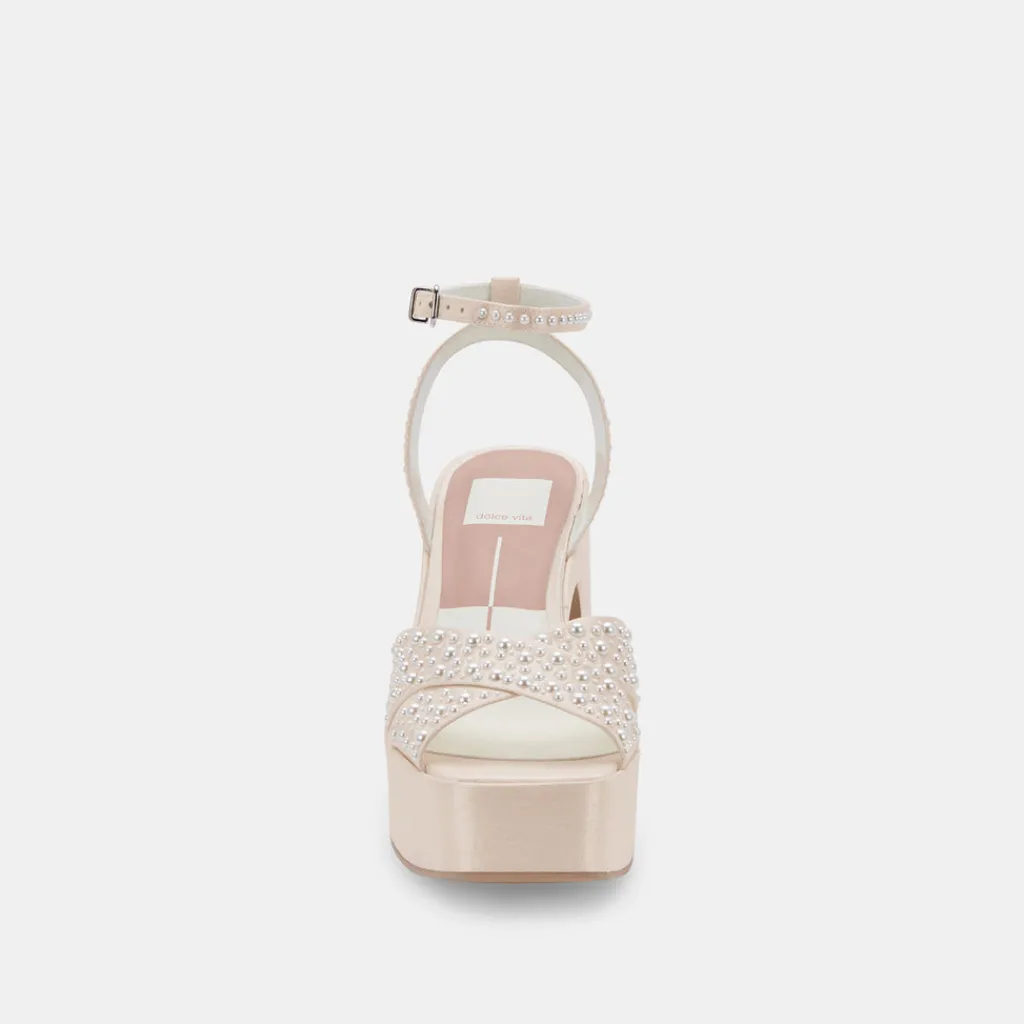 DOLCE VITA Heels*Wessi Pearl Heels Vanilla Pearls