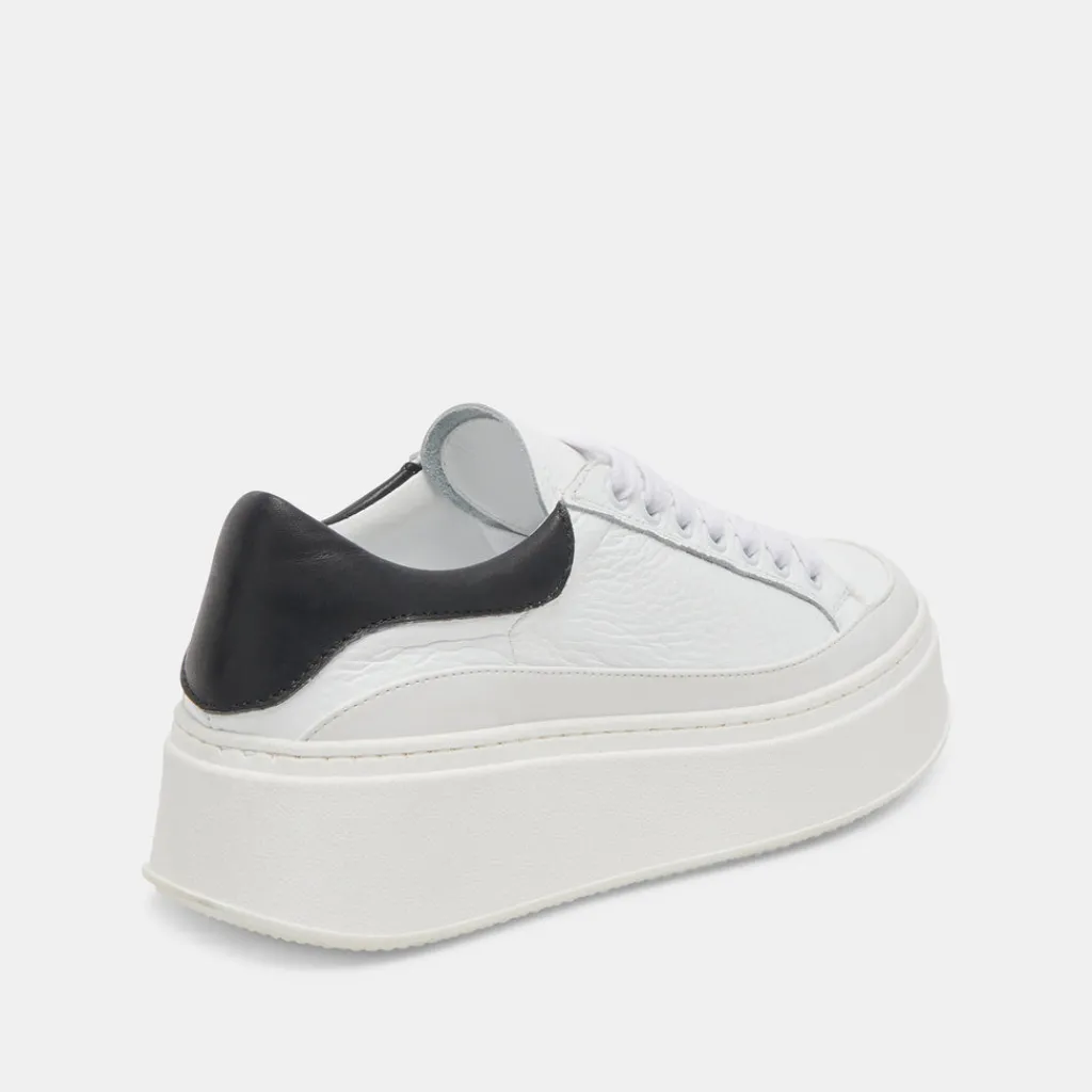 DOLCE VITA Sneakers*Wyett Sneakers White Black Leather