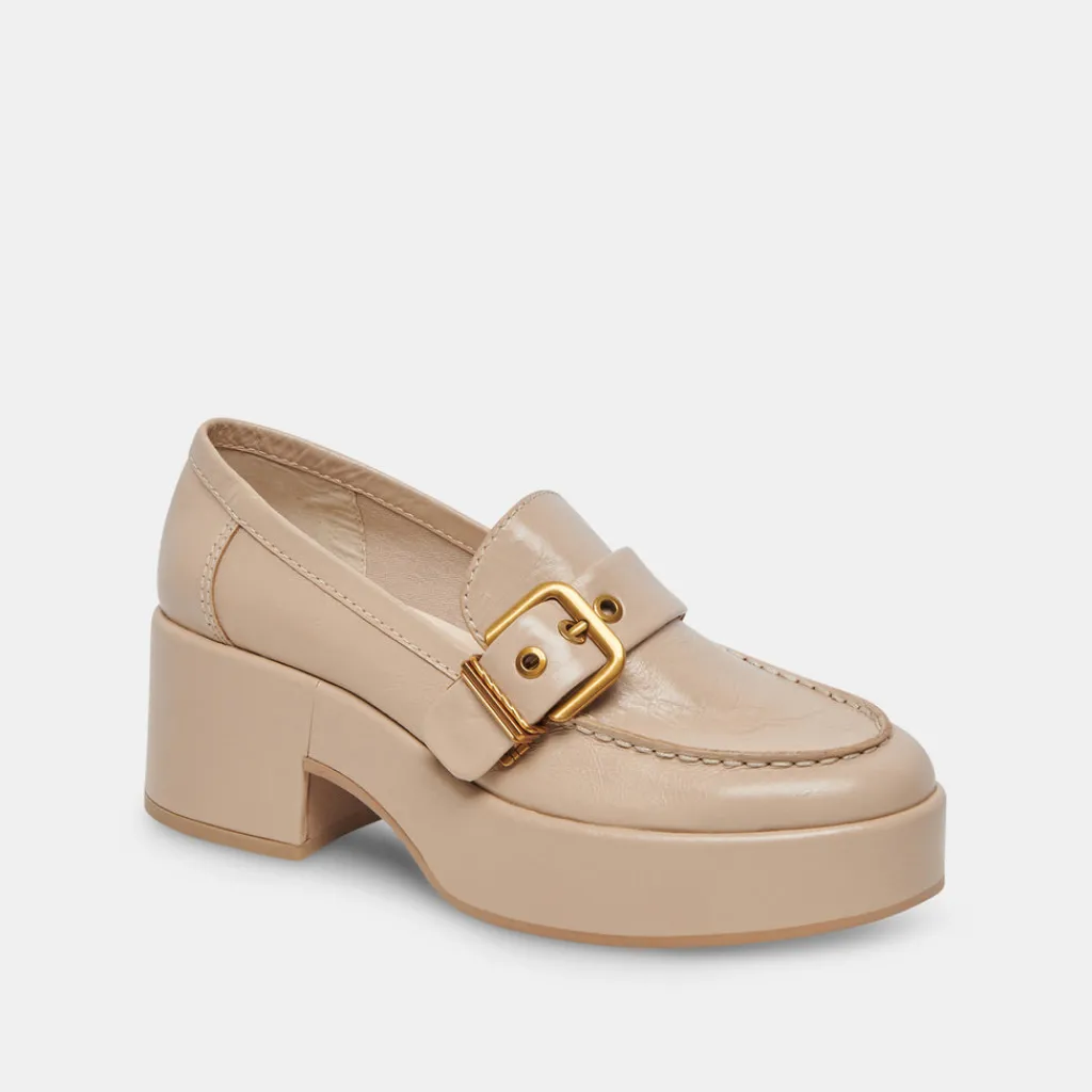 DOLCE VITA Flats & Loafers*Yonder Loafers Sesame Crinkle Patent