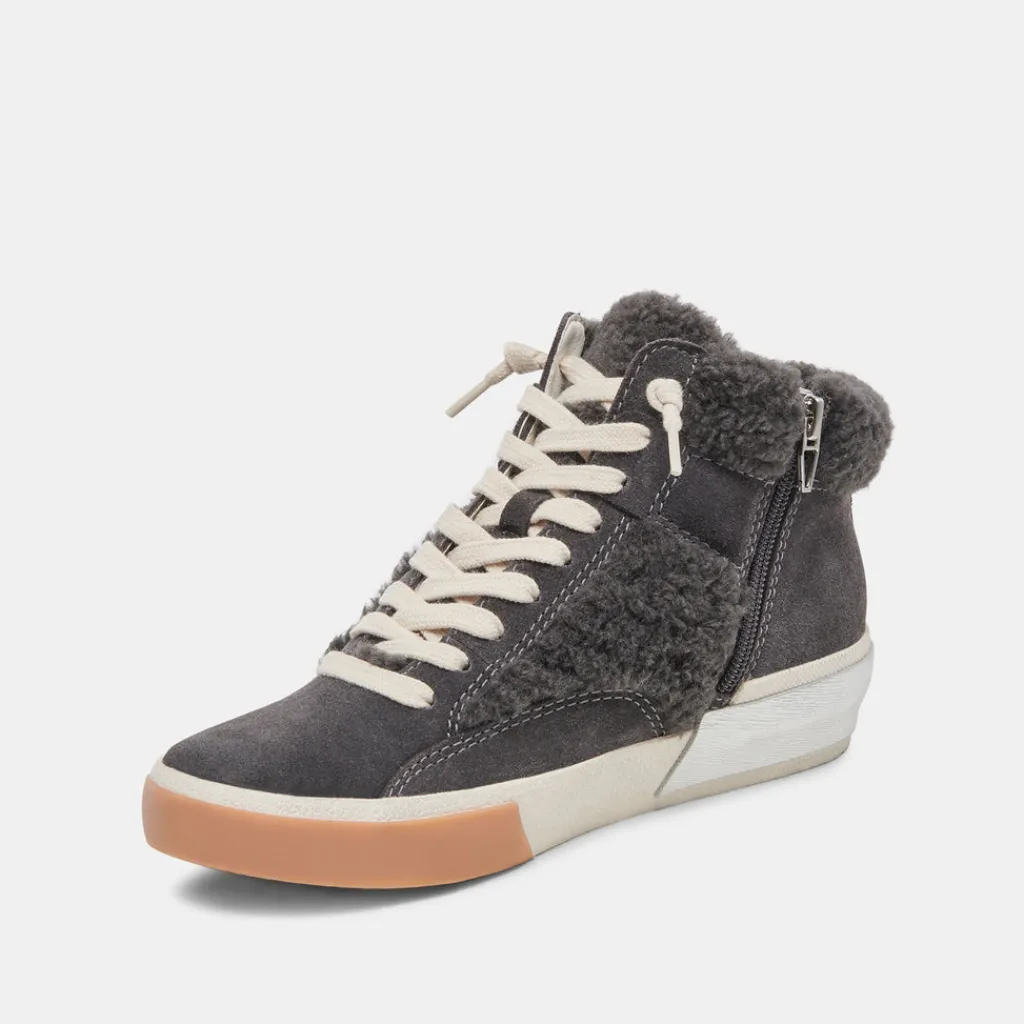 DOLCE VITA Sneakers*Zilvia Plush Sneakers Anthracite Suede