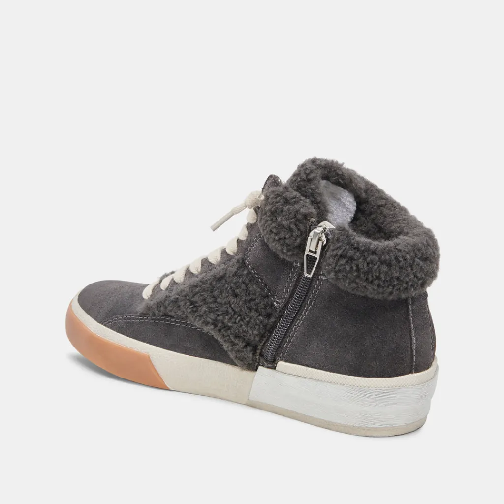 DOLCE VITA Sneakers*Zilvia Plush Sneakers Anthracite Suede