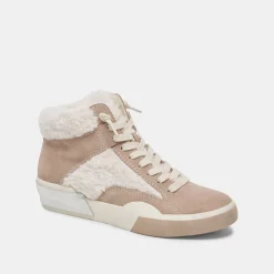 DOLCE VITA Sneakers*Zilvia Plush Sneakers Taupe Multi Suede
