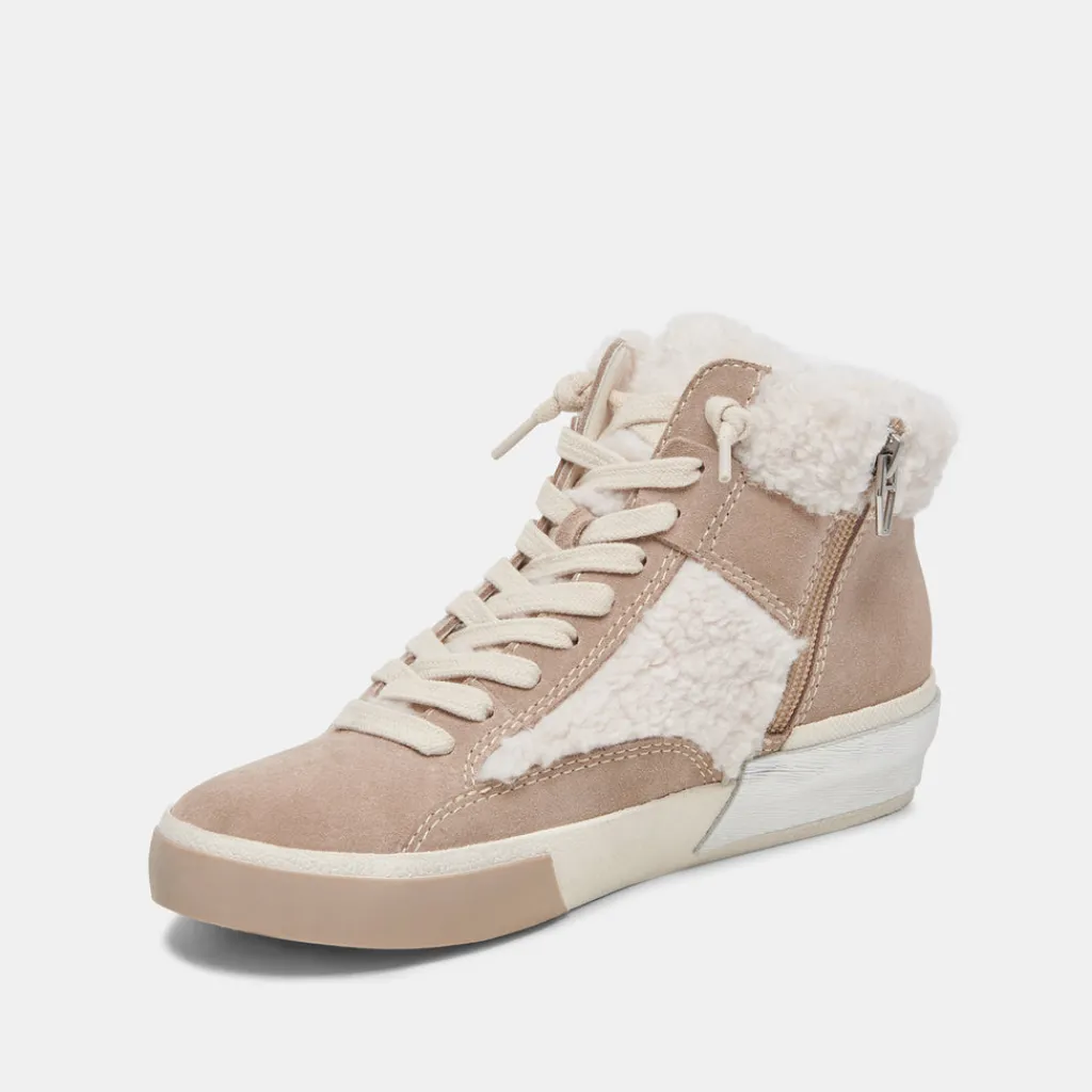 DOLCE VITA Sneakers*Zilvia Plush Sneakers Taupe Multi Suede