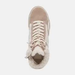 DOLCE VITA Sneakers*Zilvia Plush Sneakers Taupe Multi Suede