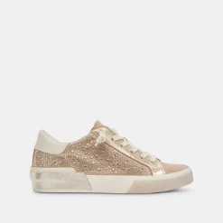 DOLCE VITA Sneakers*Zina Crystal Sneakers Gold Suede