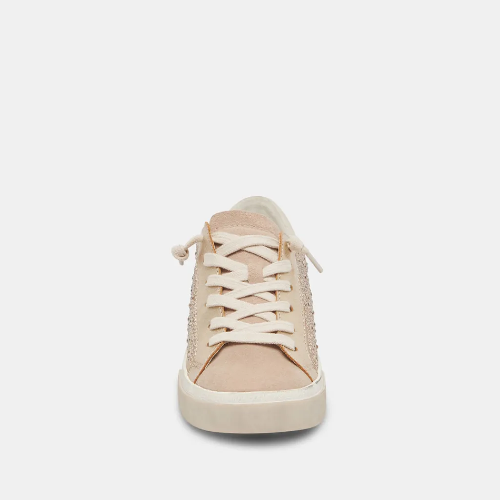 DOLCE VITA Sneakers*Zina Crystal Sneakers Gold Suede