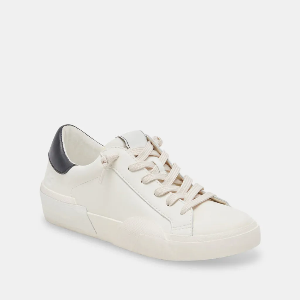 DOLCE VITA Sneakers*Zina Foam 360 Sneakers White Black Recycled Leather