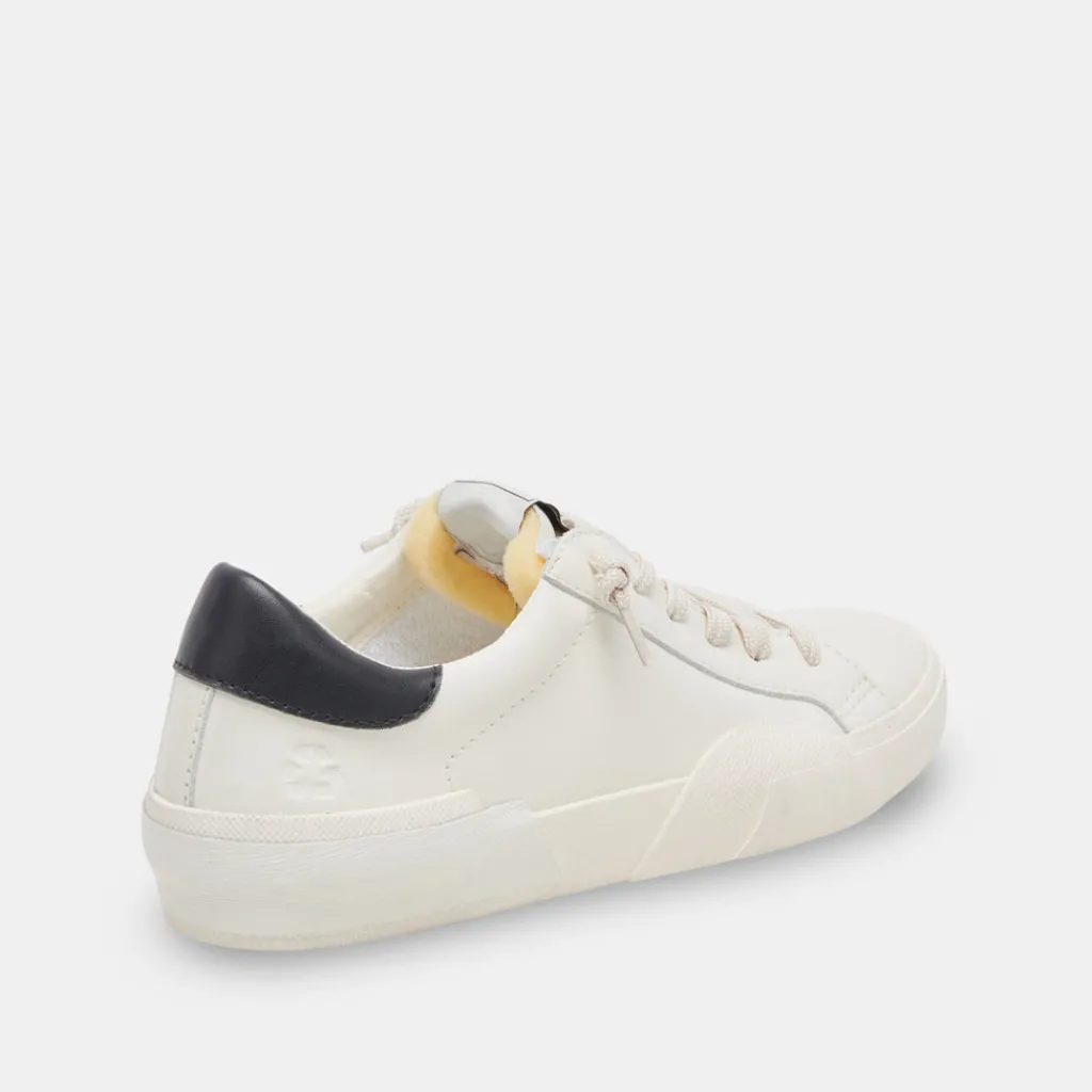 DOLCE VITA Sneakers*Zina Foam 360 Sneakers White Black Recycled Leather
