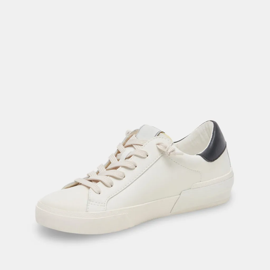 DOLCE VITA Sneakers*Zina Foam 360 Sneakers White Black Recycled Leather