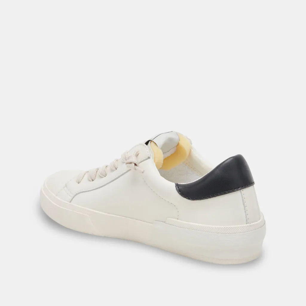 DOLCE VITA Sneakers*Zina Foam 360 Sneakers White Black Recycled Leather