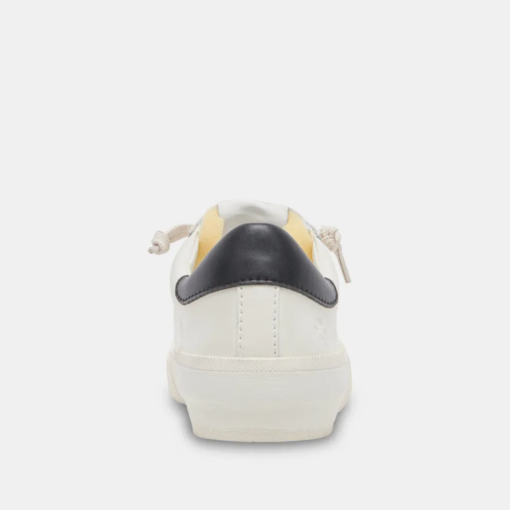 DOLCE VITA Sneakers*Zina Foam 360 Sneakers White Black Recycled Leather