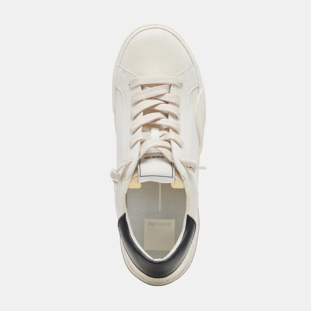 DOLCE VITA Sneakers*Zina Foam 360 Sneakers White Black Recycled Leather