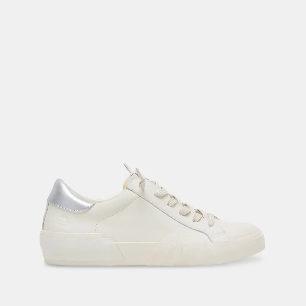DOLCE VITA Sneakers*Zina Foam 360 Sneakers White Silver Recycled Leather