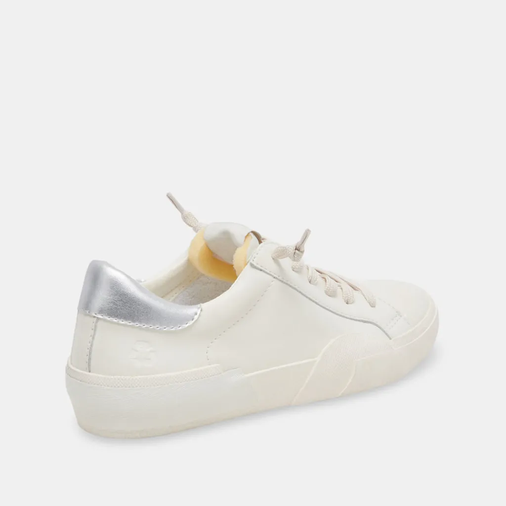 DOLCE VITA Sneakers*Zina Foam 360 Sneakers White Silver Recycled Leather