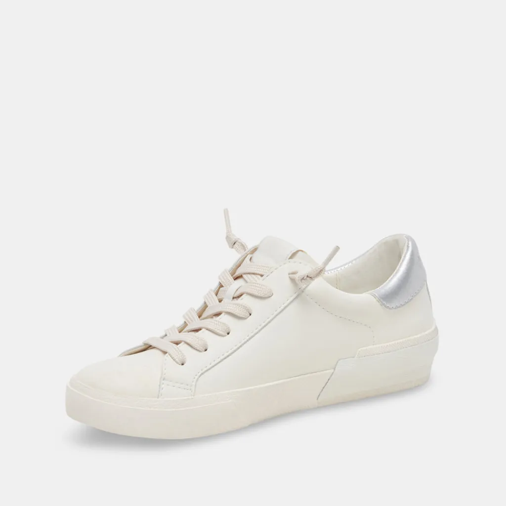 DOLCE VITA Sneakers*Zina Foam 360 Sneakers White Silver Recycled Leather