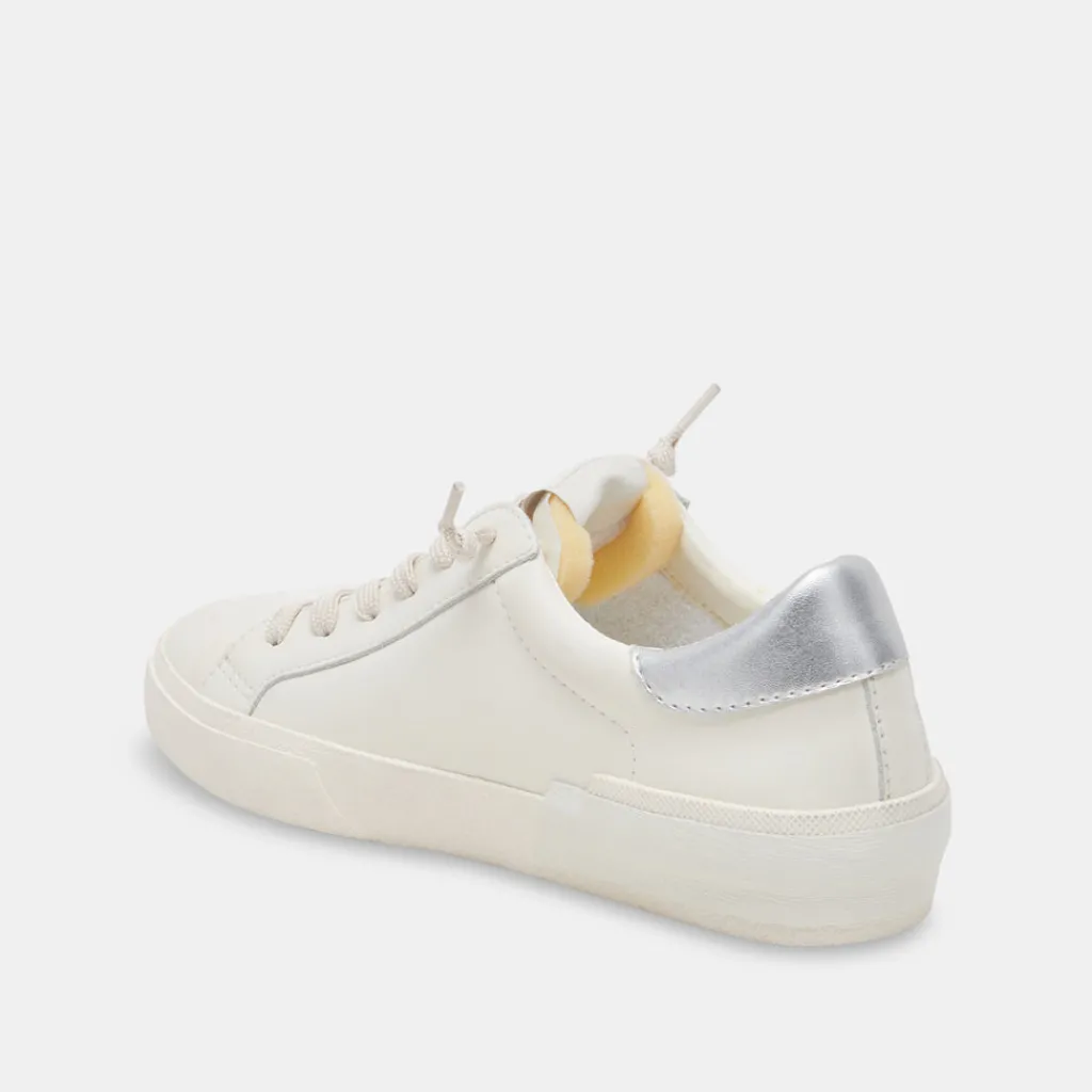 DOLCE VITA Sneakers*Zina Foam 360 Sneakers White Silver Recycled Leather