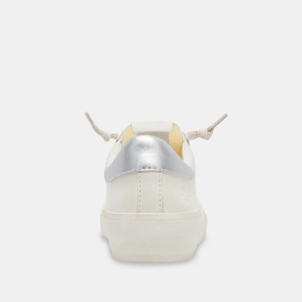 DOLCE VITA Sneakers*Zina Foam 360 Sneakers White Silver Recycled Leather
