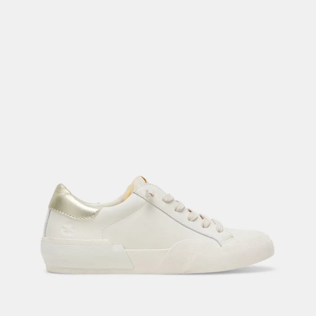 DOLCE VITA Sneakers*Zina Foam 360 Sneakers White Gold Recycled Leather