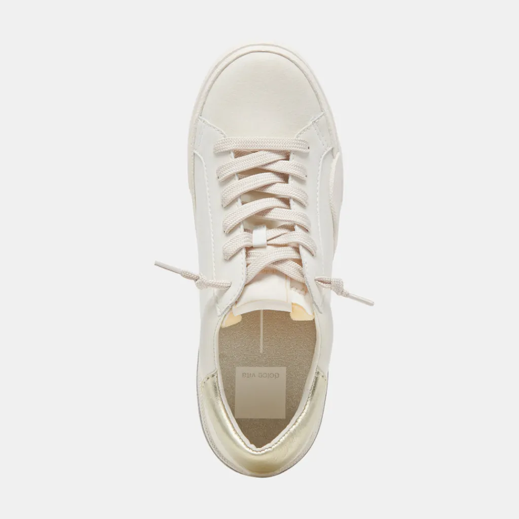 DOLCE VITA Sneakers*Zina Foam 360 Sneakers White Gold Recycled Leather
