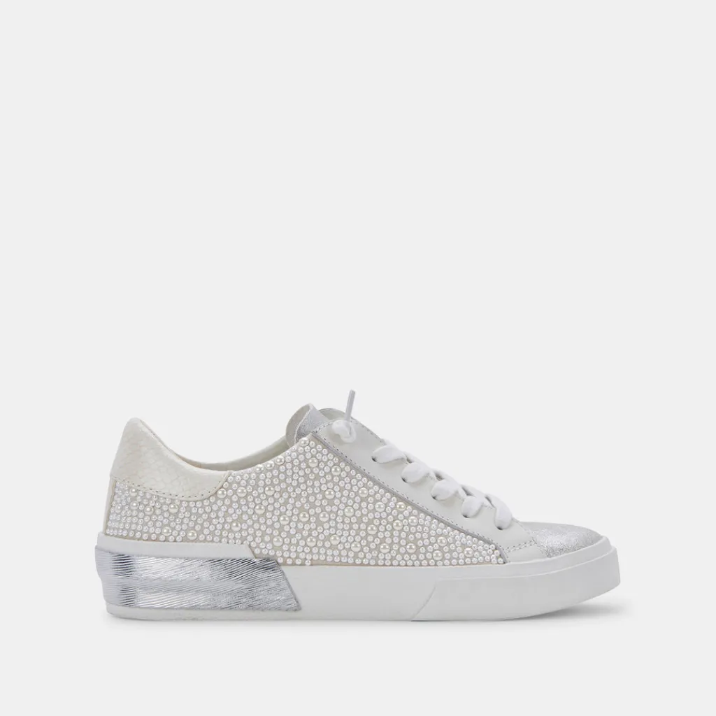 DOLCE VITA Sneakers*Zina Pearl Wide Sneakers Vanilla Pearls