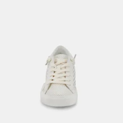 DOLCE VITA Sneakers*Zina Perforated Sneakers White Perforated Leather
