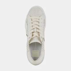 DOLCE VITA Sneakers*Zina Perforated Sneakers White Perforated Leather