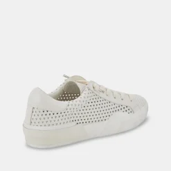DOLCE VITA Sneakers*Zina Perforated Sneakers White Perforated Leather