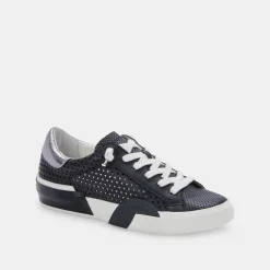 DOLCE VITA Sneakers*Zina Perforated Sneakers Black Perforated Leather