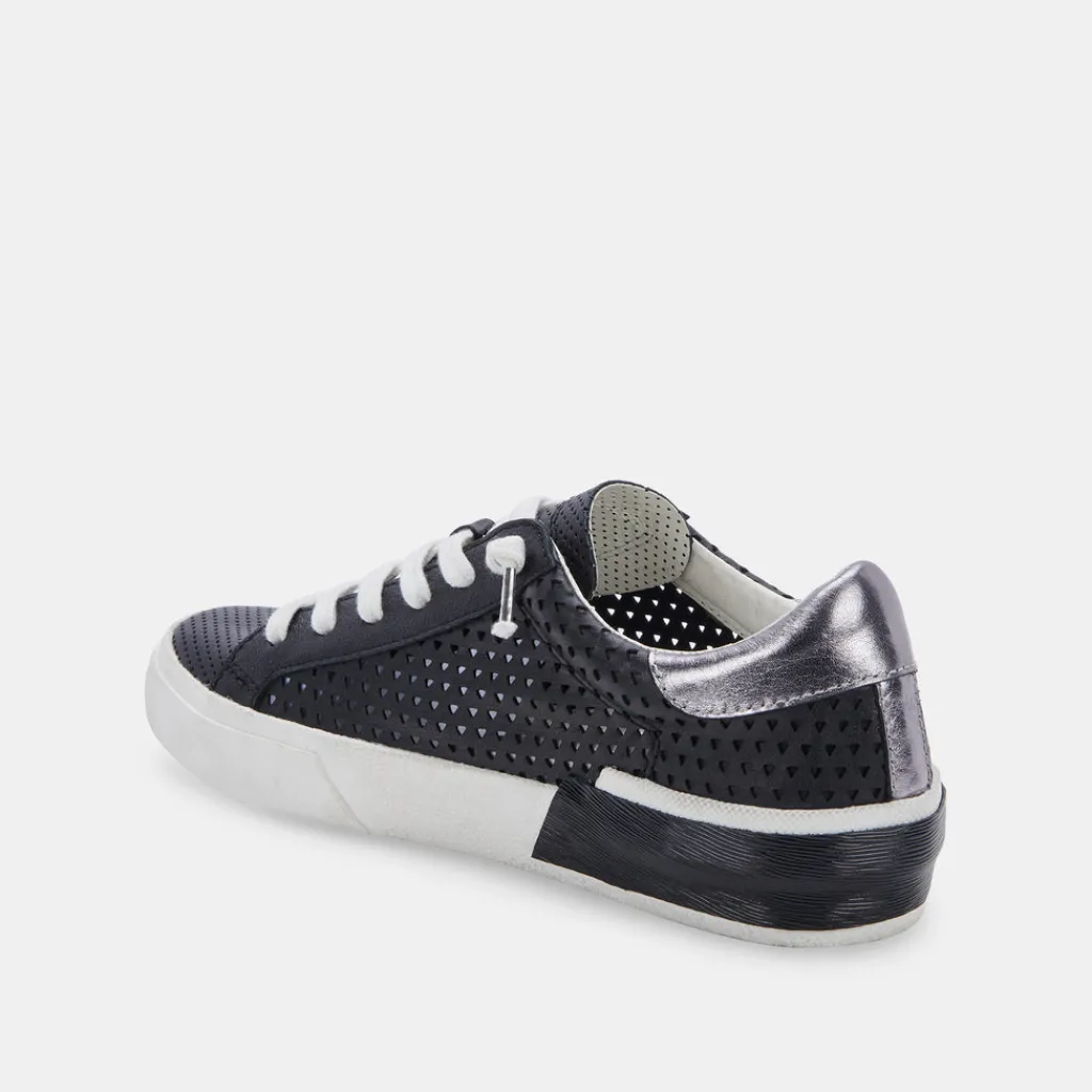 DOLCE VITA Sneakers*Zina Perforated Sneakers Black Perforated Leather