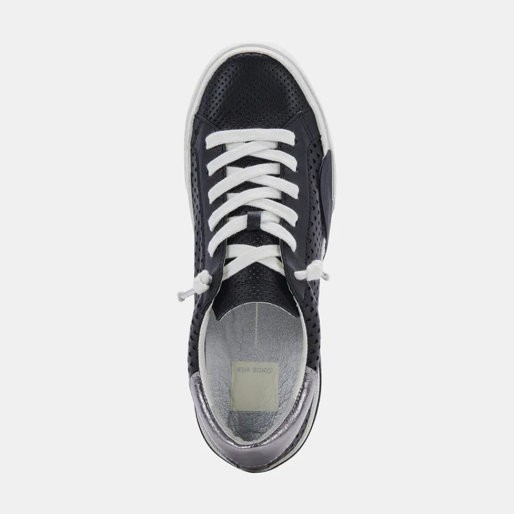 DOLCE VITA Sneakers*Zina Perforated Sneakers Black Perforated Leather