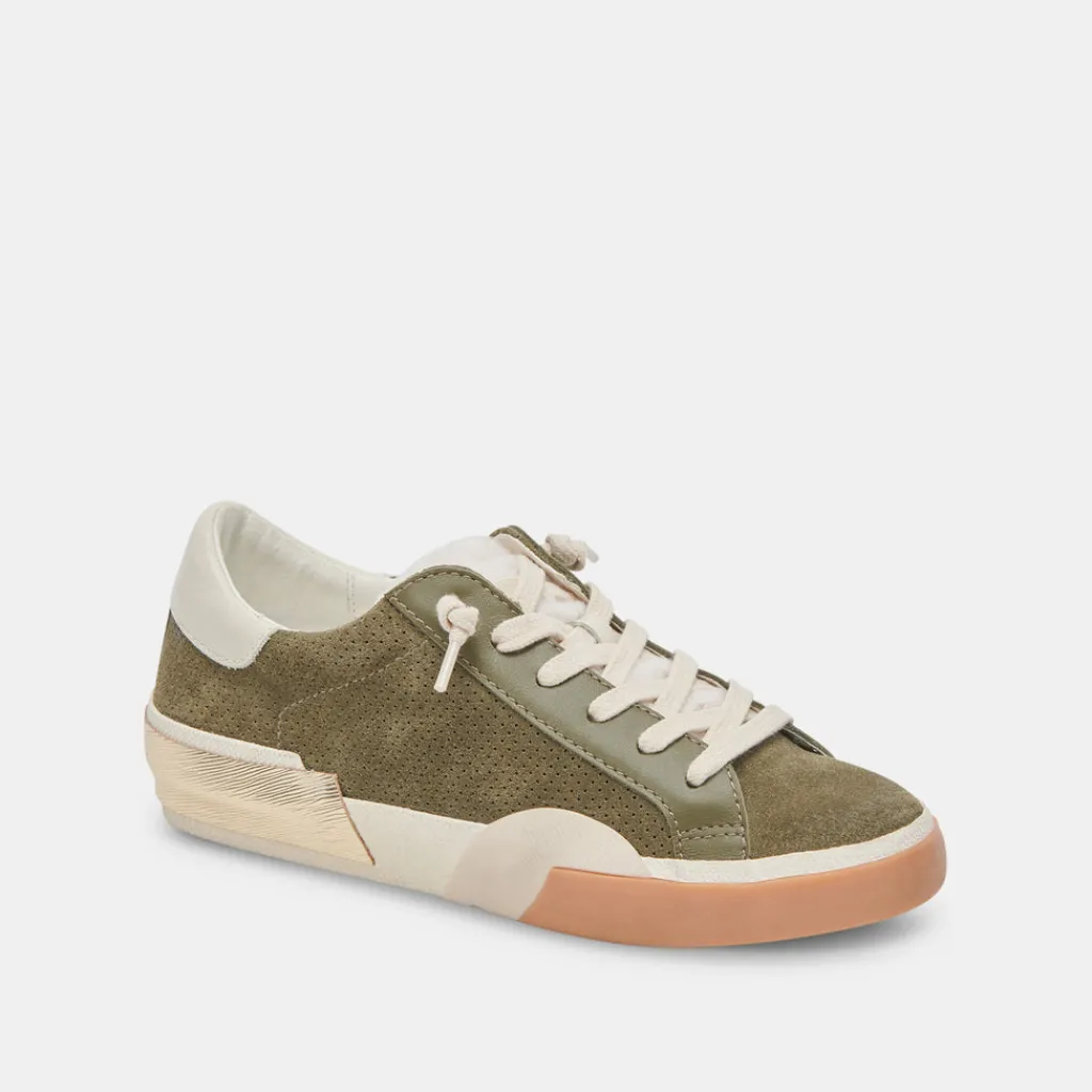 DOLCE VITA Sneakers*Zina Plush Sneakers Moss Perforated Suede
