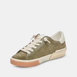 DOLCE VITA Sneakers*Zina Plush Sneakers Moss Perforated Suede