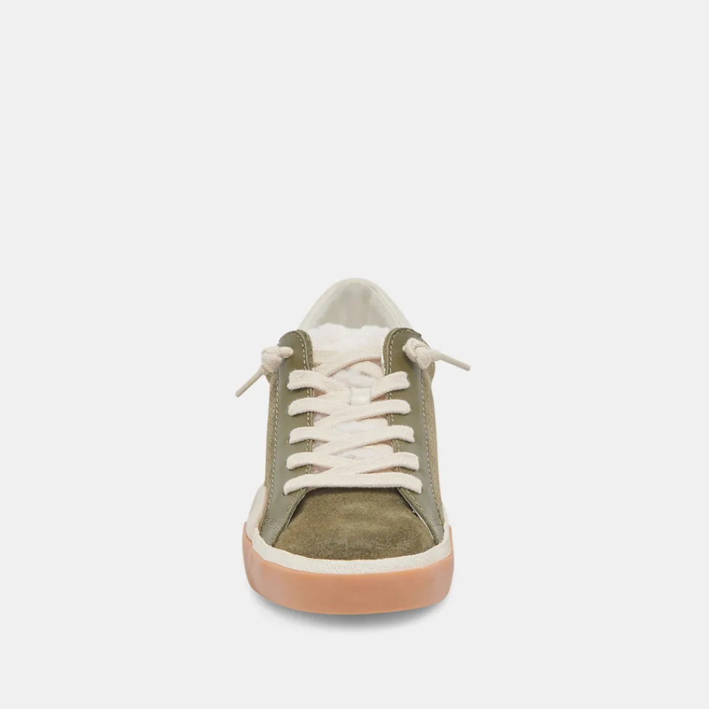 DOLCE VITA Sneakers*Zina Plush Sneakers Moss Perforated Suede