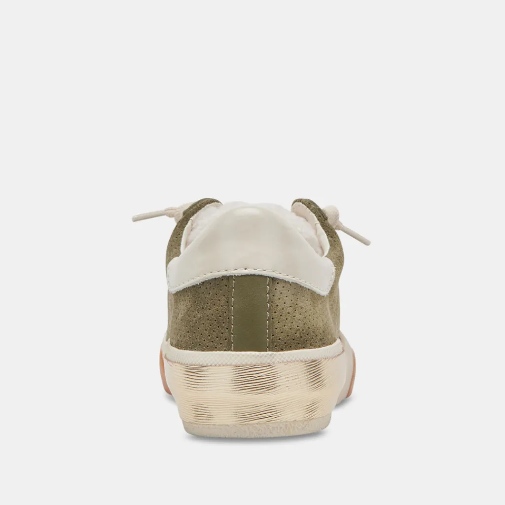 DOLCE VITA Sneakers*Zina Plush Sneakers Moss Perforated Suede
