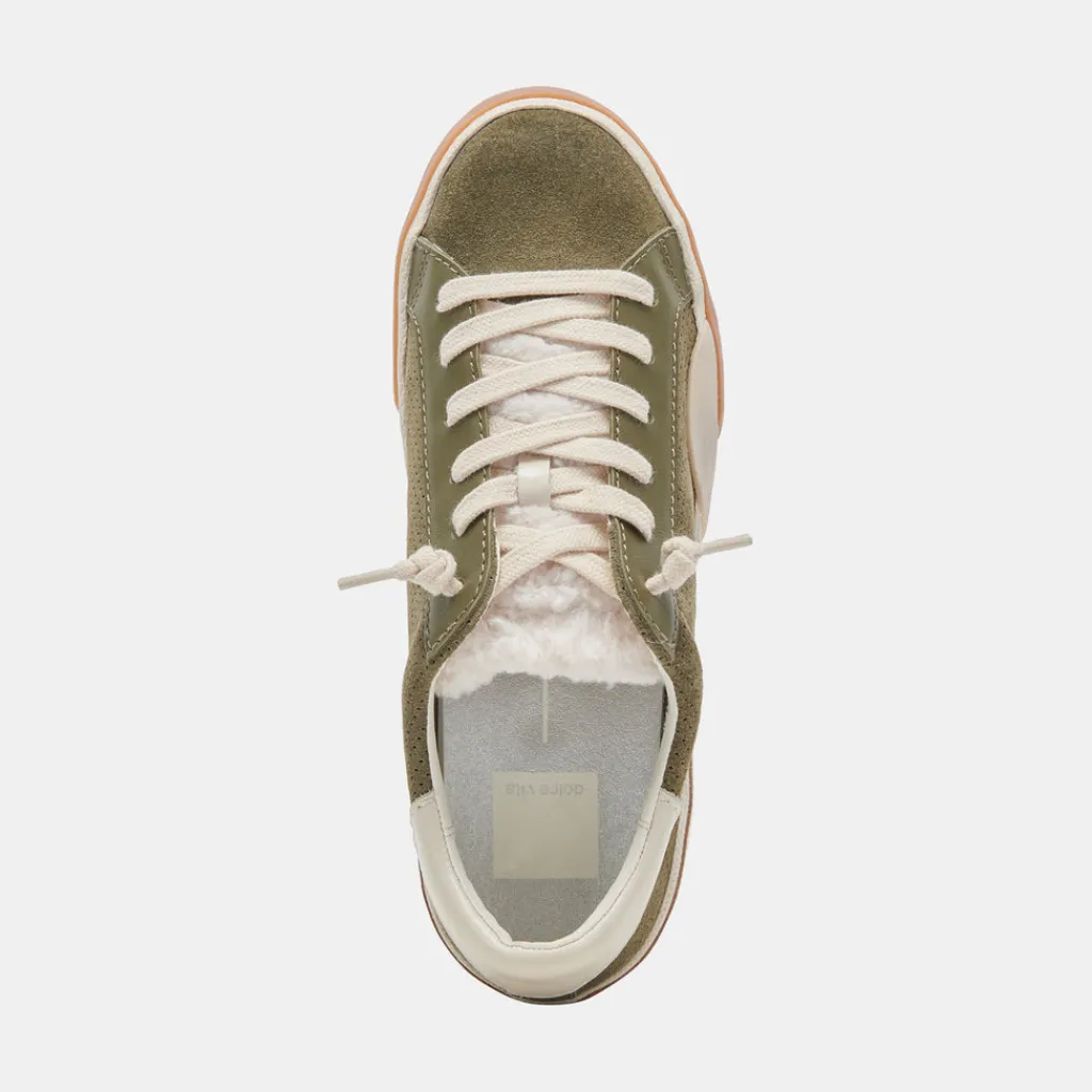 DOLCE VITA Sneakers*Zina Plush Sneakers Moss Perforated Suede