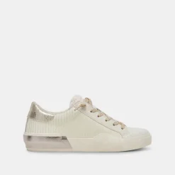 DOLCE VITA Sneakers*Zina Plush Sneakers White Sliced Leather